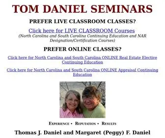 Tomdanielseminars.com(Tom Daniel Seminars) Screenshot