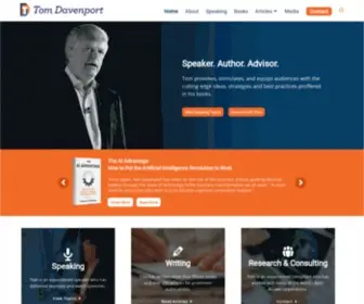 Tomdavenport.com(Tom Davenport) Screenshot