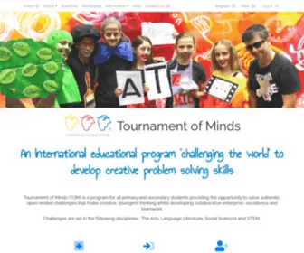 Tom.edu.au(Tournament of Minds) Screenshot