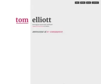 Tomelliott.com(Tom Elliott) Screenshot