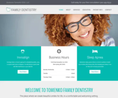 Tomenkofamilydentistry.com(Tomenko Family Dentistry) Screenshot