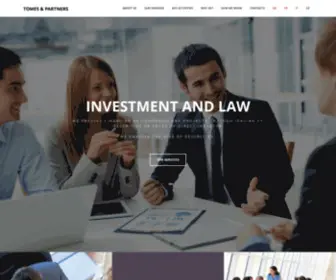 Tomespartners.com(INVESTMENT AND LAW) Screenshot