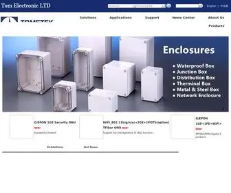 Tometek.com(Tom Electronic LTD) Screenshot