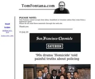 Tomfontana.com(Home page) Screenshot