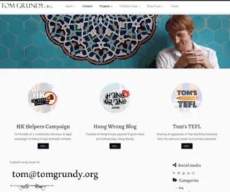 TomGrundy.org(TomGrundy) Screenshot