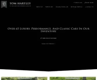Tomhartley.com(The Ultimate Name Dealing in Luxury Cars. The name Tom Hartley) Screenshot
