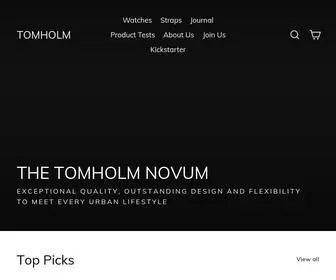 Tomholmwatches.com(TOMHOLM Watches) Screenshot