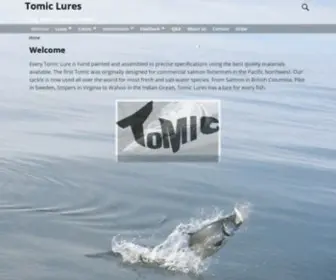 Tomiclure.com(Plug into Tomic Power) Screenshot