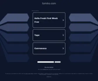 Tomiko.com(Tomiko Home) Screenshot