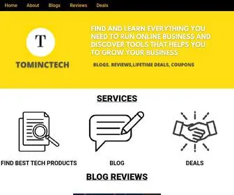 Tominctech.com(Home) Screenshot