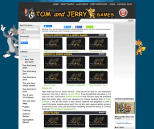 Tomjerrygames.com(Tomjerrygames) Screenshot