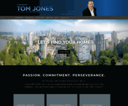 Tomjoneshomes.ca(Vancouver Real Estate Homes) Screenshot