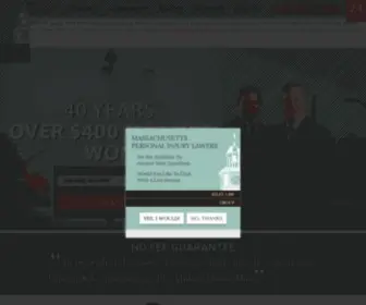 Tomkileylaw.com(TOP Personal Injury Lawyers MA) Screenshot