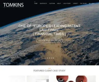 Tomkins.com(Home) Screenshot