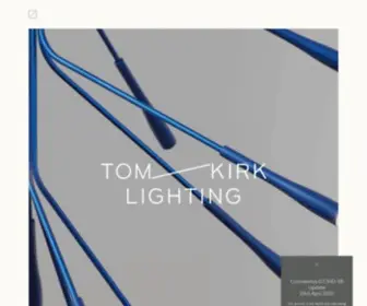 Tomkirk.com(Tom Kirk Lighting) Screenshot