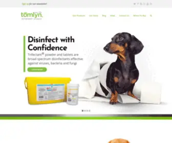 Tomlyn.com(Tomlyn Pet Health & Wellness Products for Dogs) Screenshot