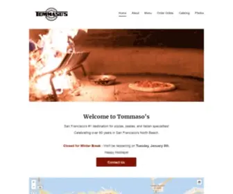 Tommasos.com(Pizza San Francisco Since 1935) Screenshot
