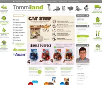 Tommiland.cz(Eshop s chovatelskými potřebami) Screenshot