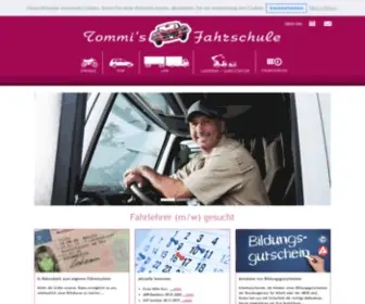 Tommis-Fahrschule.de(Führerschein LKW) Screenshot