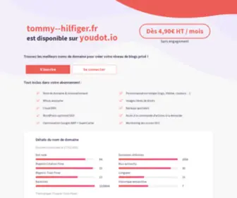 Tommy--Hilfiger.fr(This domain was registered by Youdot.io) Screenshot