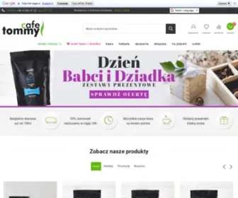 Tommycafe.pl(Sklep z kawą Tommy Cafe oferuje najlepsze kawy świata) Screenshot
