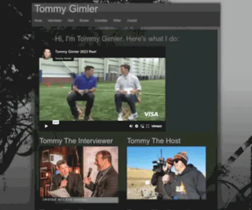 Tommygimler.com(Home Page) Screenshot