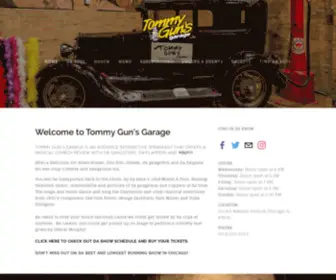 Tommygunsgarage.com(My Great Web page) Screenshot