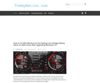 Tommynation.com(Tommynation) Screenshot