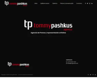 Tommypashkusagencia.com(Tommy Pashkus Agencia) Screenshot