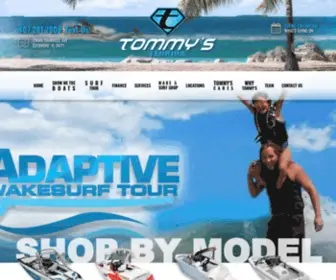 Tommysflorida.com(Tommy's Slalom Shop of Florida) Screenshot