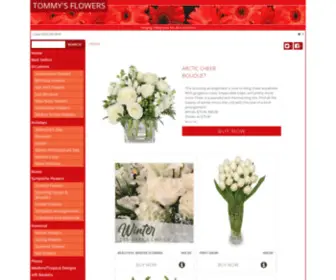 Tommysflowermarket.com(Lafayette Florist) Screenshot