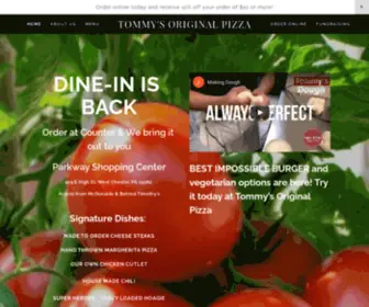 Tommysoriginalpizza.com(Tommy's Original Pizza Parkway Shopping Center) Screenshot