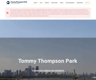 Tommythompsonpark.ca(Tommy Thompson Park on the Leslie Street Spit) Screenshot