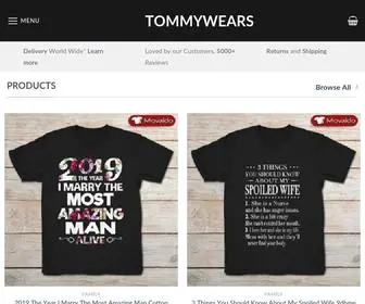 Tommywears.co(TOMMYWEARS) Screenshot