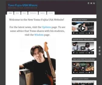 Tomojustfunky.com(Tomo Fujita USA Website) Screenshot