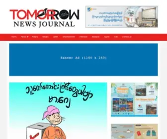 Tomorrow.com.mm(Tomorrow News Journal) Screenshot