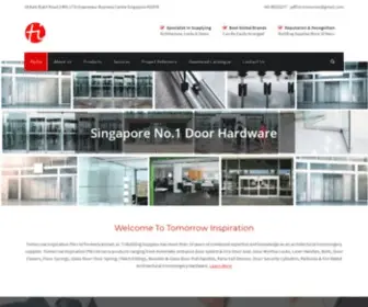 Tomorrowinspiration.com(Singapore No.1 Door Hardware) Screenshot