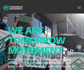 Tomorrowmovement.com(We Are Tomorrow Movement) Screenshot