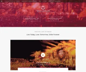 Tomorrowworld.com(Enjoy everything tomorrowland has to offer and stay up) Screenshot