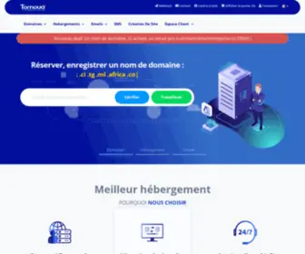 Tomoua.com(TOMOUA assiste votre émergence numérique grâce au meilleur des infrastructures web) Screenshot