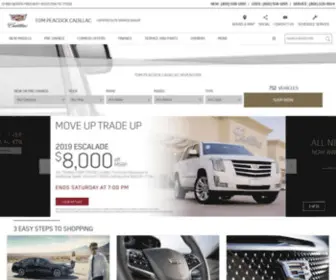 Tompeacockcadillac.com(Houston Luxury) Screenshot