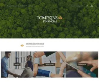 Tompkinsfinancial.com(Tompkins Financial Corporation) Screenshot