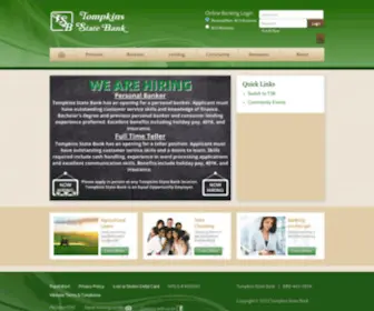 Tompkinsstatebank.com(Tompkins State Bank) Screenshot