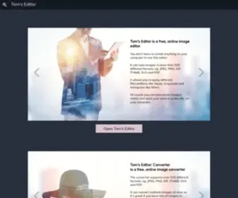 Tomseditor.com(Photo Editor Online) Screenshot