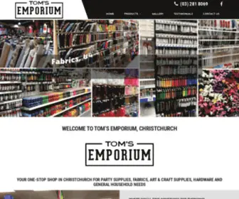 Tomsemporium.co.nz(Toms Emporium) Screenshot