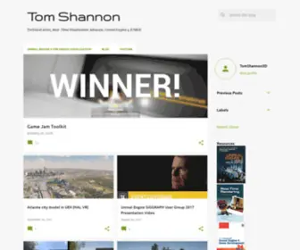 Tomshannon3D.com(Tom Shannon) Screenshot