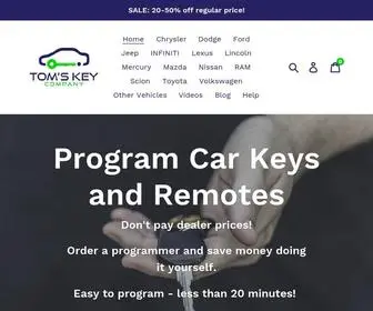 Tomskey.com(Tom's Key Company) Screenshot