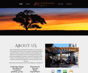 Tomslandscapingllc.com(Tom's Landscaping) Screenshot