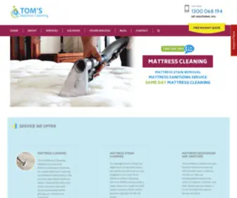 Tomsmattresscleaning.com.au(Mattress Cleaning Melbourne CBD) Screenshot