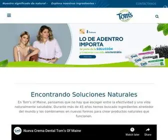 Tomsofmaine.com.mx(Tom's of Maine Crema dental Natural) Screenshot